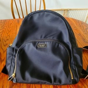 Kate Spade medium size black backpack